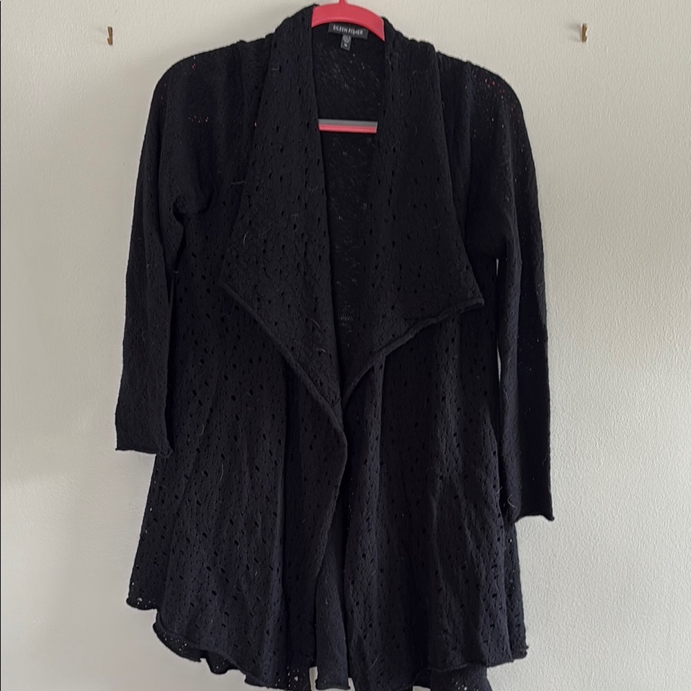 Black Lace Cardigan